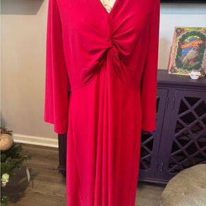 Elegant Red Women's Dress